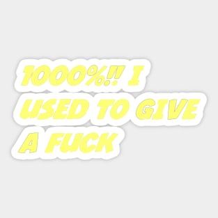 1000%!! DEATH GRIPS Sticker